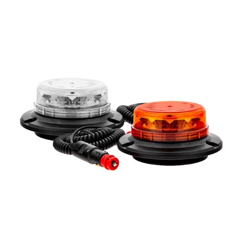 Led Beacon - Amber Colour, Magnetic Base, 12/24v, LAP Electrical - LPB 020